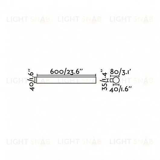 Светильник настенный Volga chrome 63508 63508