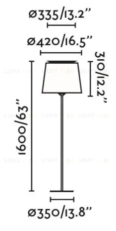 Торшер Savoy black+green 20307-87 20307-87