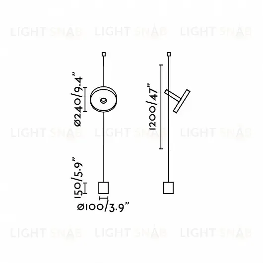 Подвесной светильник Faro Whizz black+gold 20166-95 20166-95