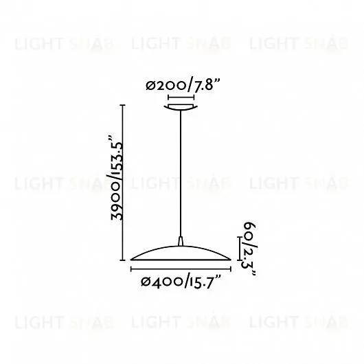 Подвесной светильник Faro Slim white 24500 24500
