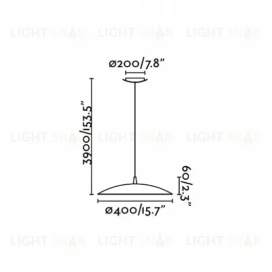 Подвесной светильник Faro Slim black+gold 24501 24501