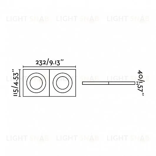 Встраиваемый светильник Argon white 43403 43403