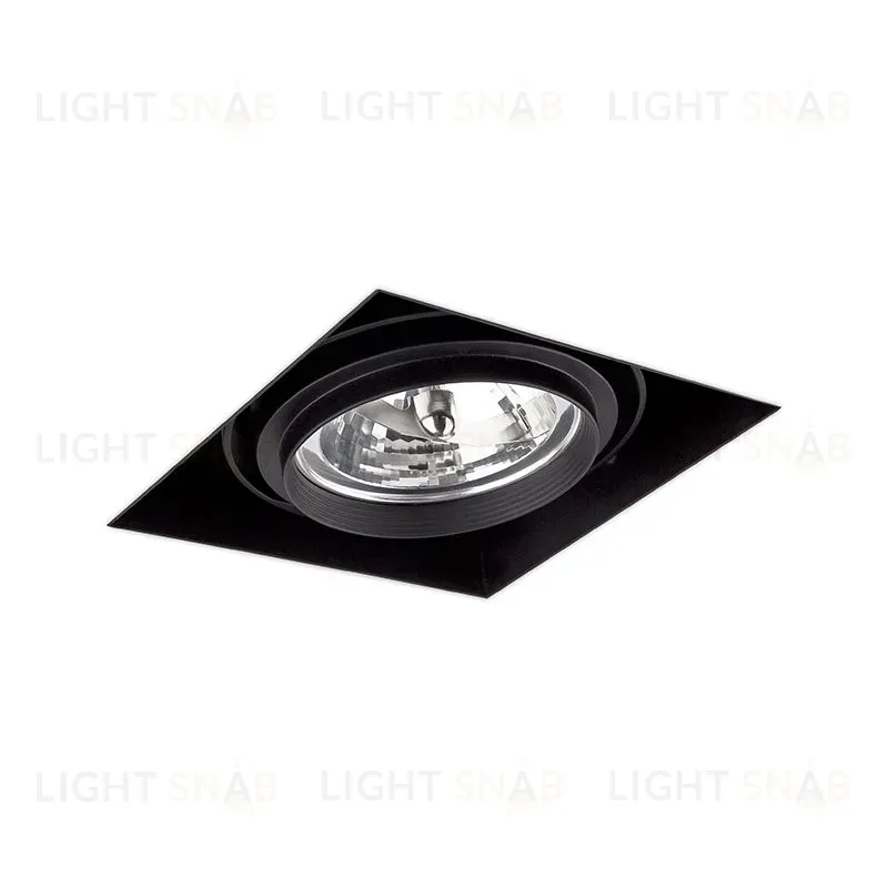 Встраиваемый светильник Gingko QR 111 Trimless black 03040102 3040102