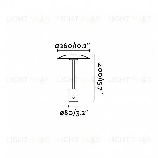 Лампа настольная Hoshi black+copper 28388 28388