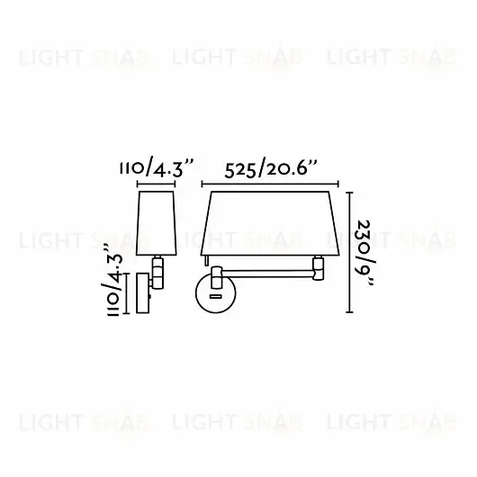 Светильник настенный Desliz white 28481 28481