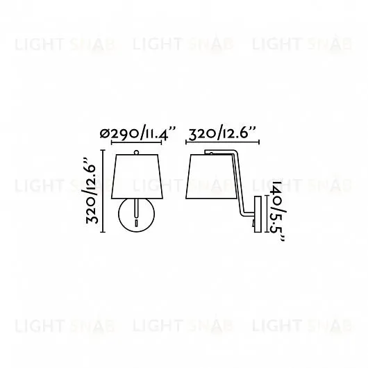 Светильник настенный Berni white 29326 29326