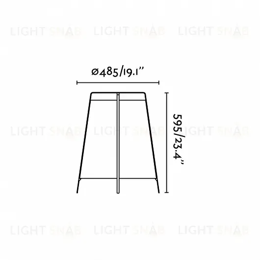 Лампа настольная Akane black+beige 28371 28371
