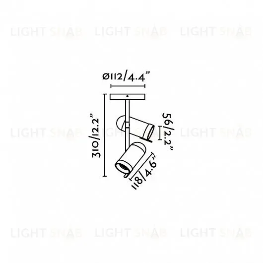 Светильник потолочный Orleans white 43532 43532