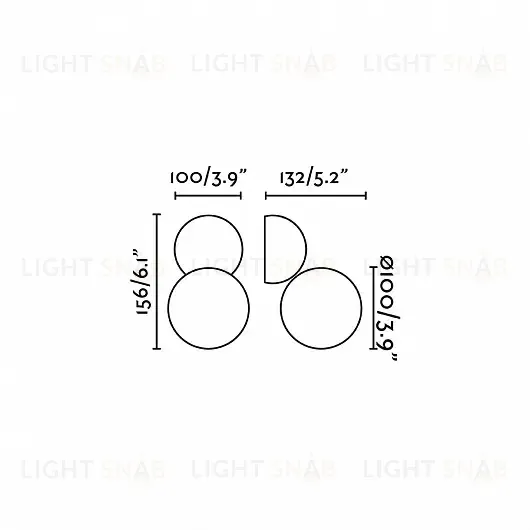 Светильник настенный Joy white 64028 64028