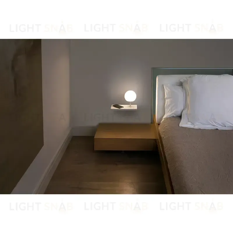 Светильник настенный Niko white+wood 01014 01014