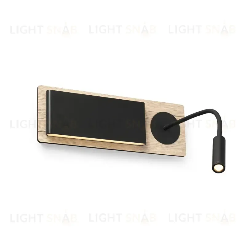 Светильник настенный Mood black+wood 20062 20062