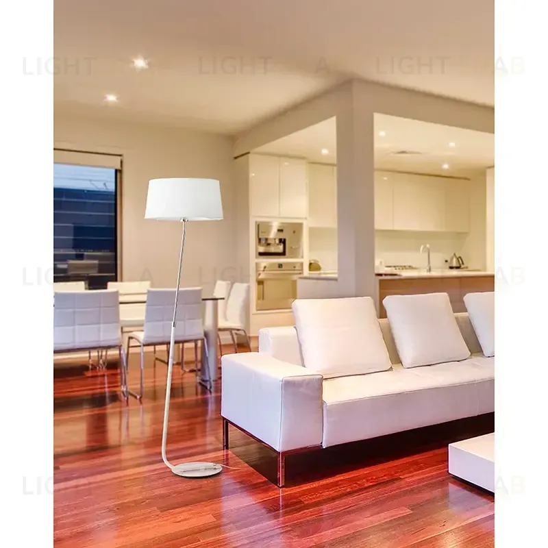 Торшер Hotel chrome+white 29943 29943