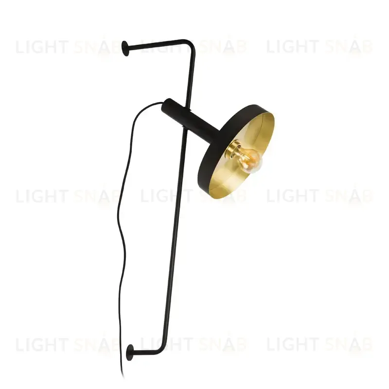 Светильник настенный Whizz black+gold 20165-95 20165-95