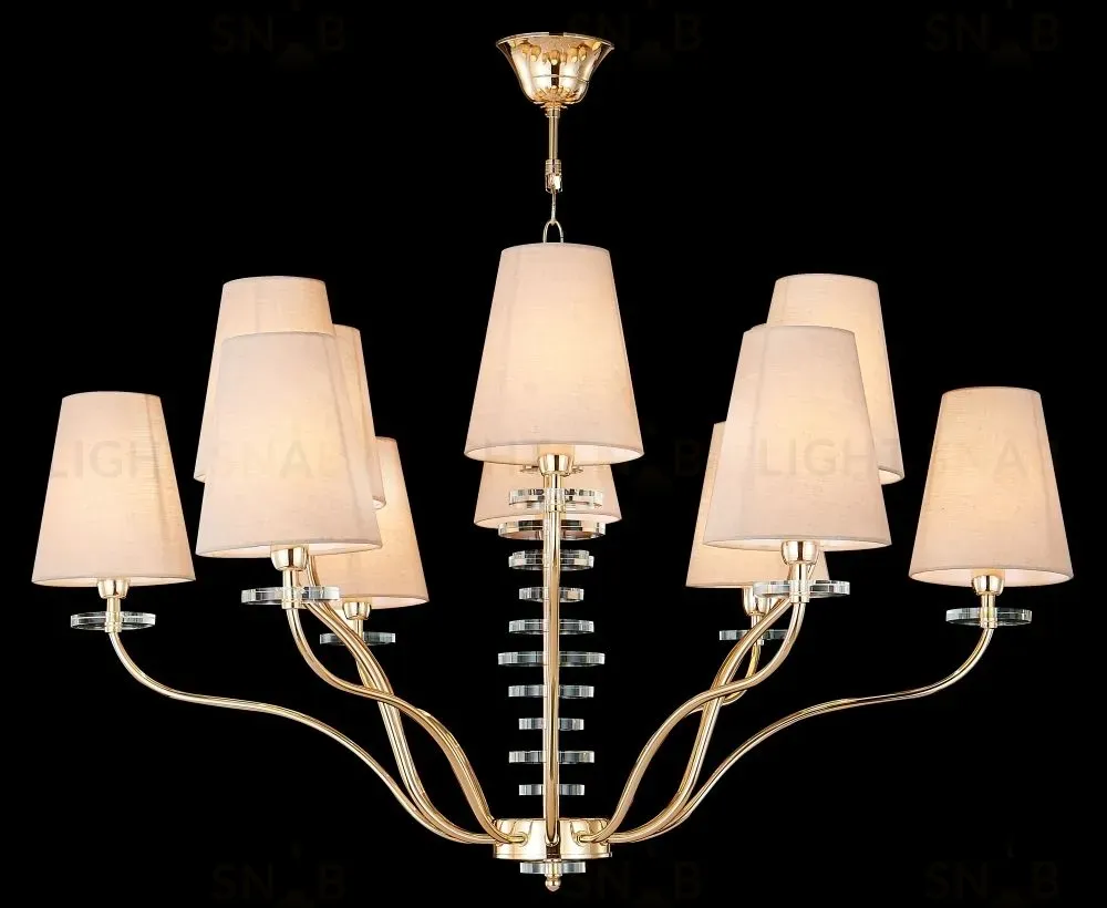 Люстра MANARO ARMANDO SP6+6 GOLD