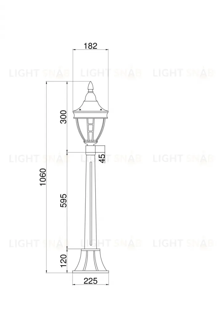 Ландшафтный светильник RILOVI  O026FL-01B