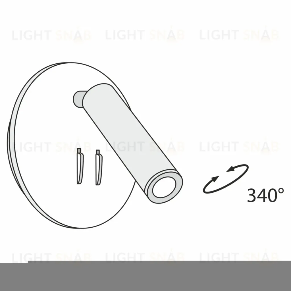 Настенный светильник (бра) ISOL C176-WL-01-6W-W