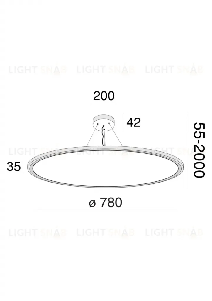 Подвесной светильник COMOS  MOD057PL-L78W4K