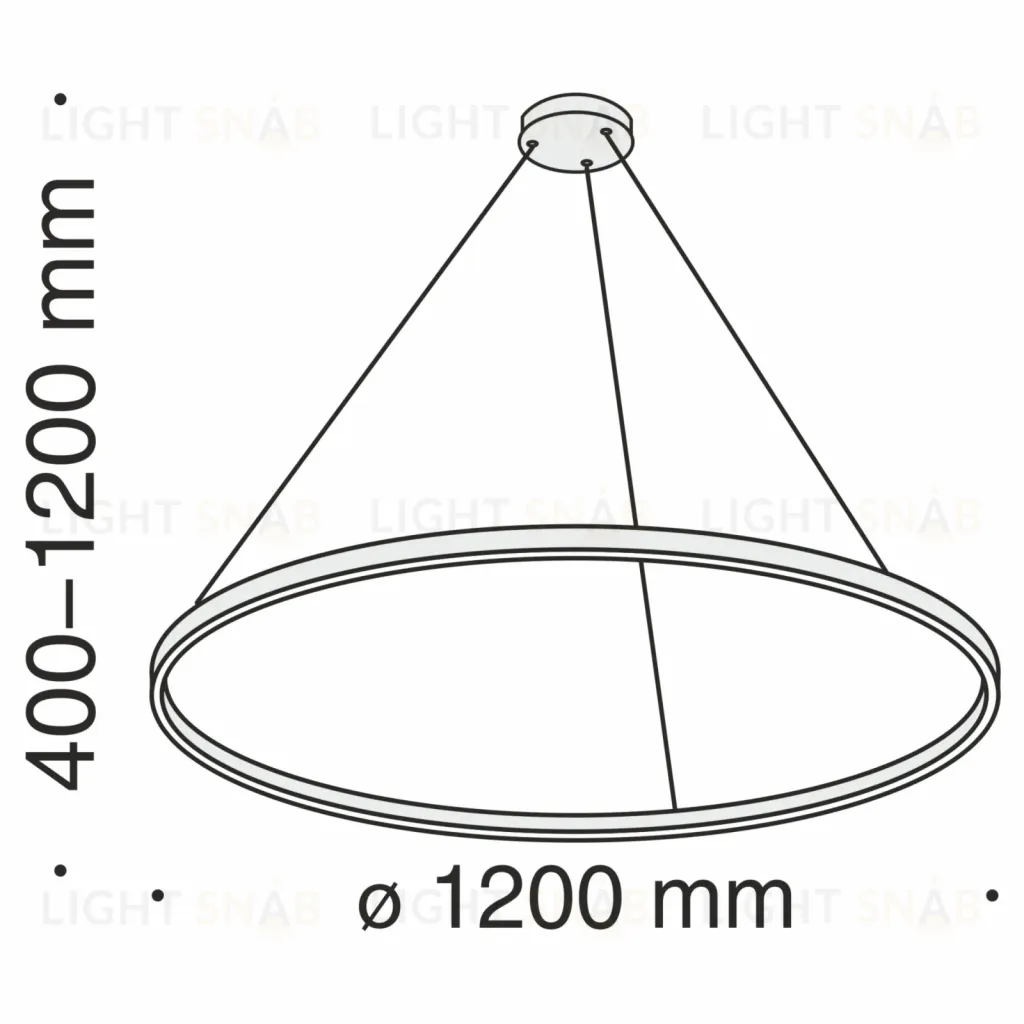 Подвесной светильник RIMET MOD058PL-L65BS4K