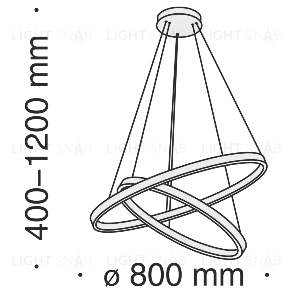 Подвесной светильник RIMET MOD058PL-L74BS4K