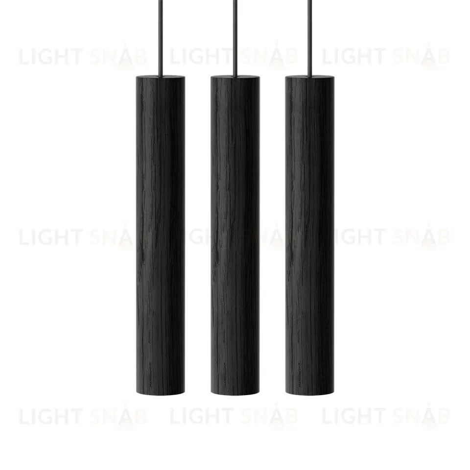 Светильник Chimes Cluster 3, черный дуб, (Ø 3см x 22см) 2232