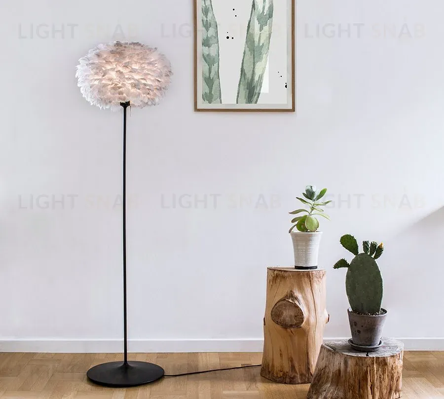 Торшер Champagne black (Д- 38, В-140 cm) 1,5 m. PVC провод с вилкой 4036