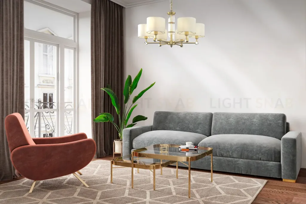 Люстра ALOPO  MOD088PL-06BS