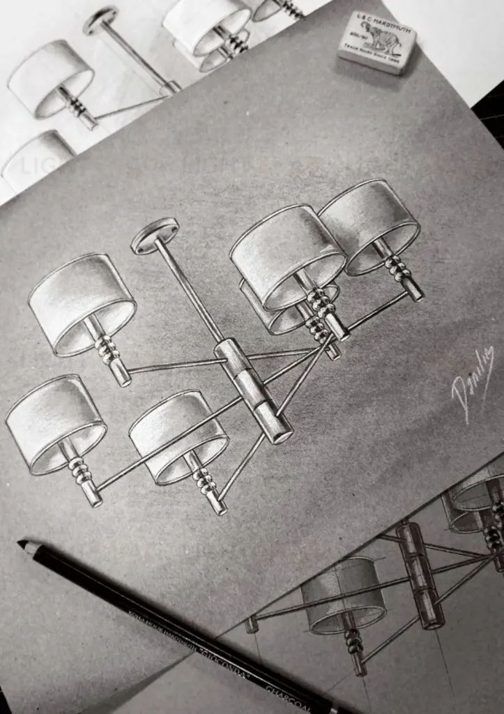 Люстра LILOM  MOD527PL-06N