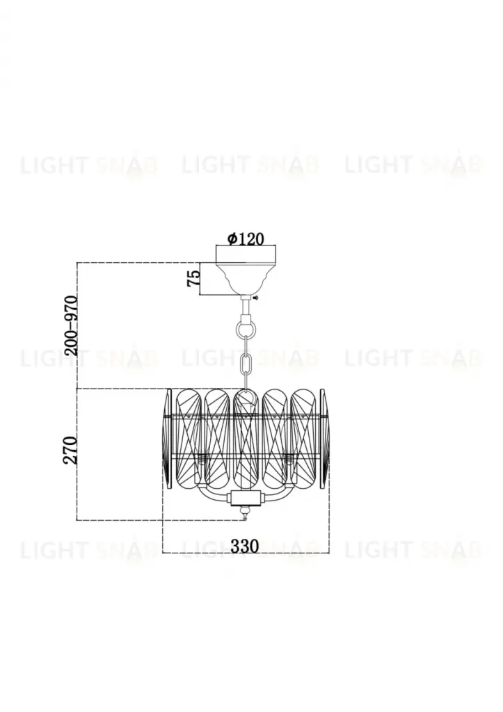 Подвесной светильник SUTER MOD122PL-03BS