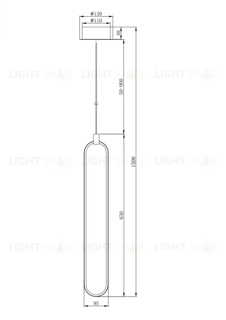 Подвесной светильник CHERTO MOD017PL-L13N