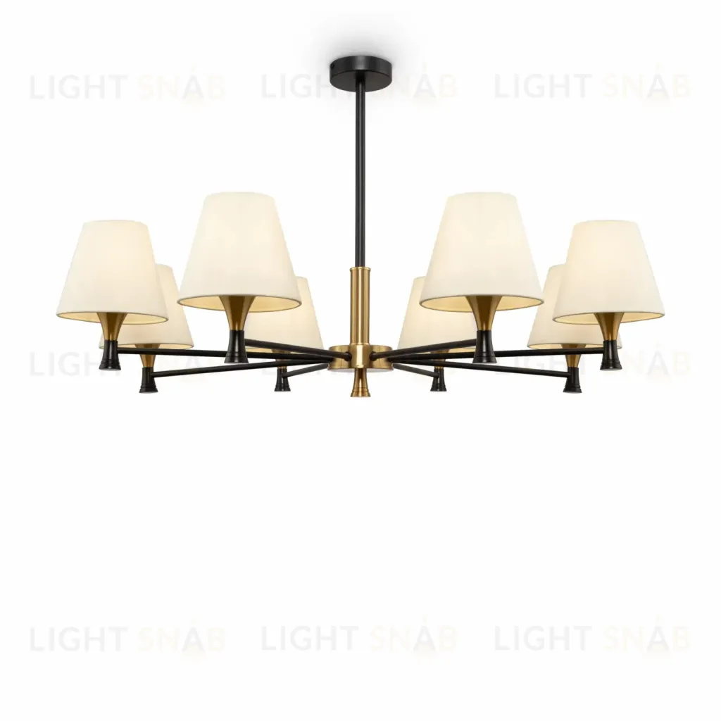 Люстра PETO FR5098PL-08BBS