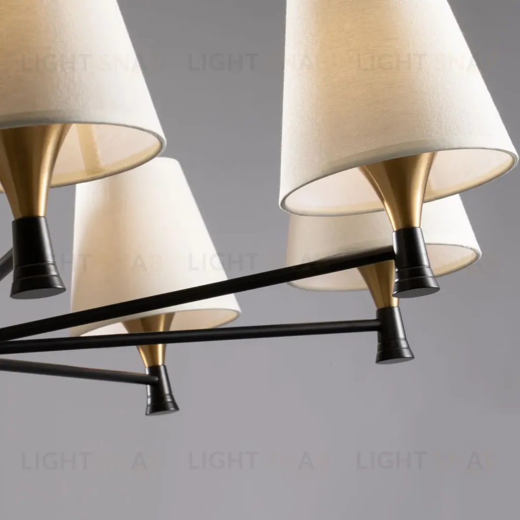 Люстра PETO FR5098PL-08BBS