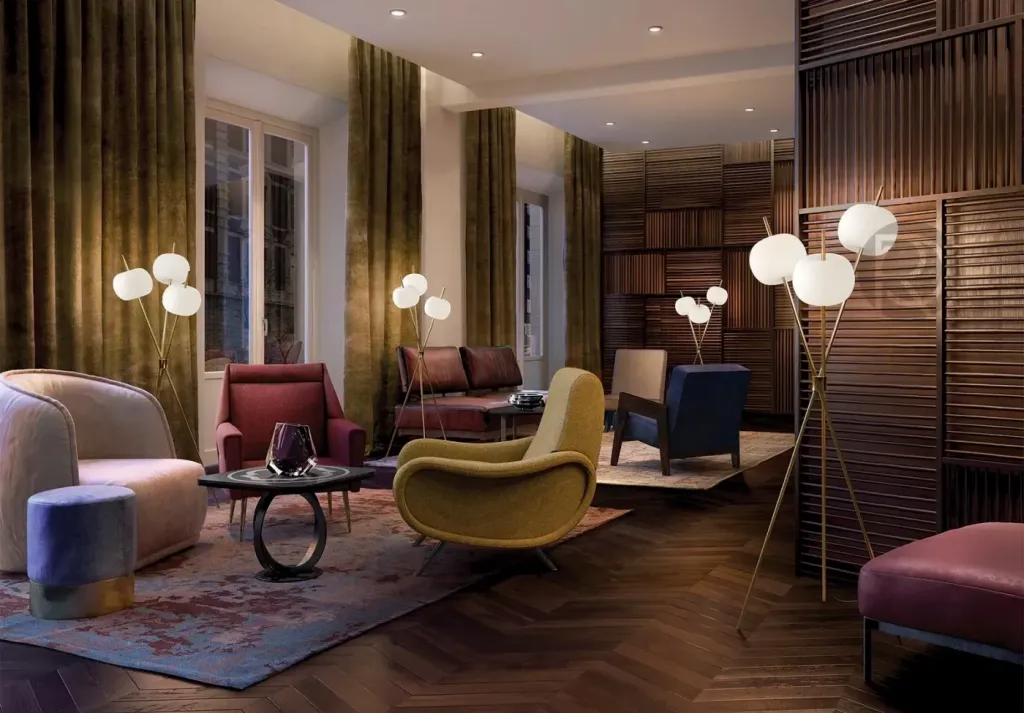 Дизайнерский торшер KUSHI T455