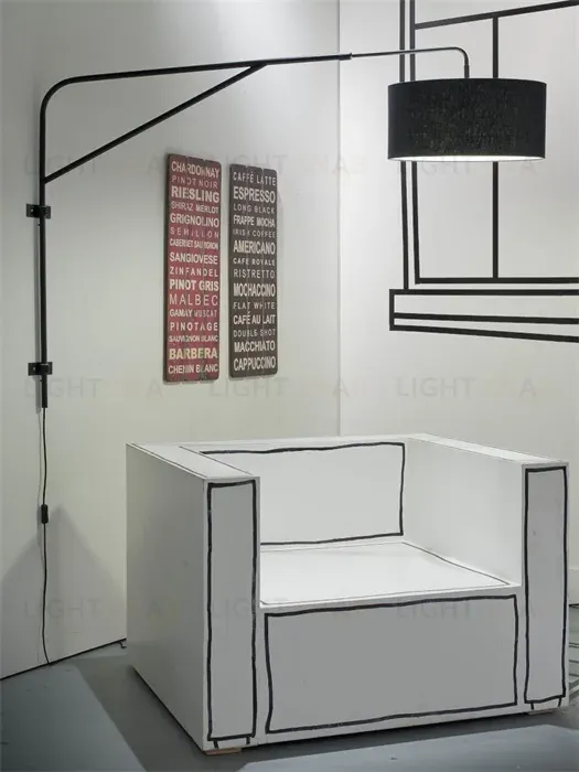 Настенный светильник (Бра) BRIGHTON BLACK by Romi Amsterdam OW411