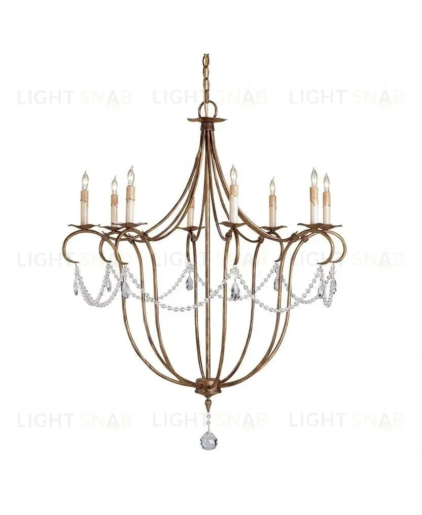 Люстра CRYSTAL LIGHT by Currey & Company OL714