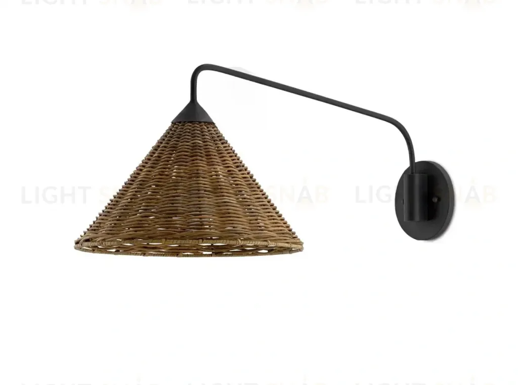 Настенный светильник (Бра) BASKET SWING ARM by Currey & Company OW223