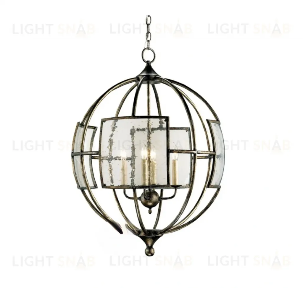 Люстра BROXTON SILVER ORB by Currey & Company OPD796