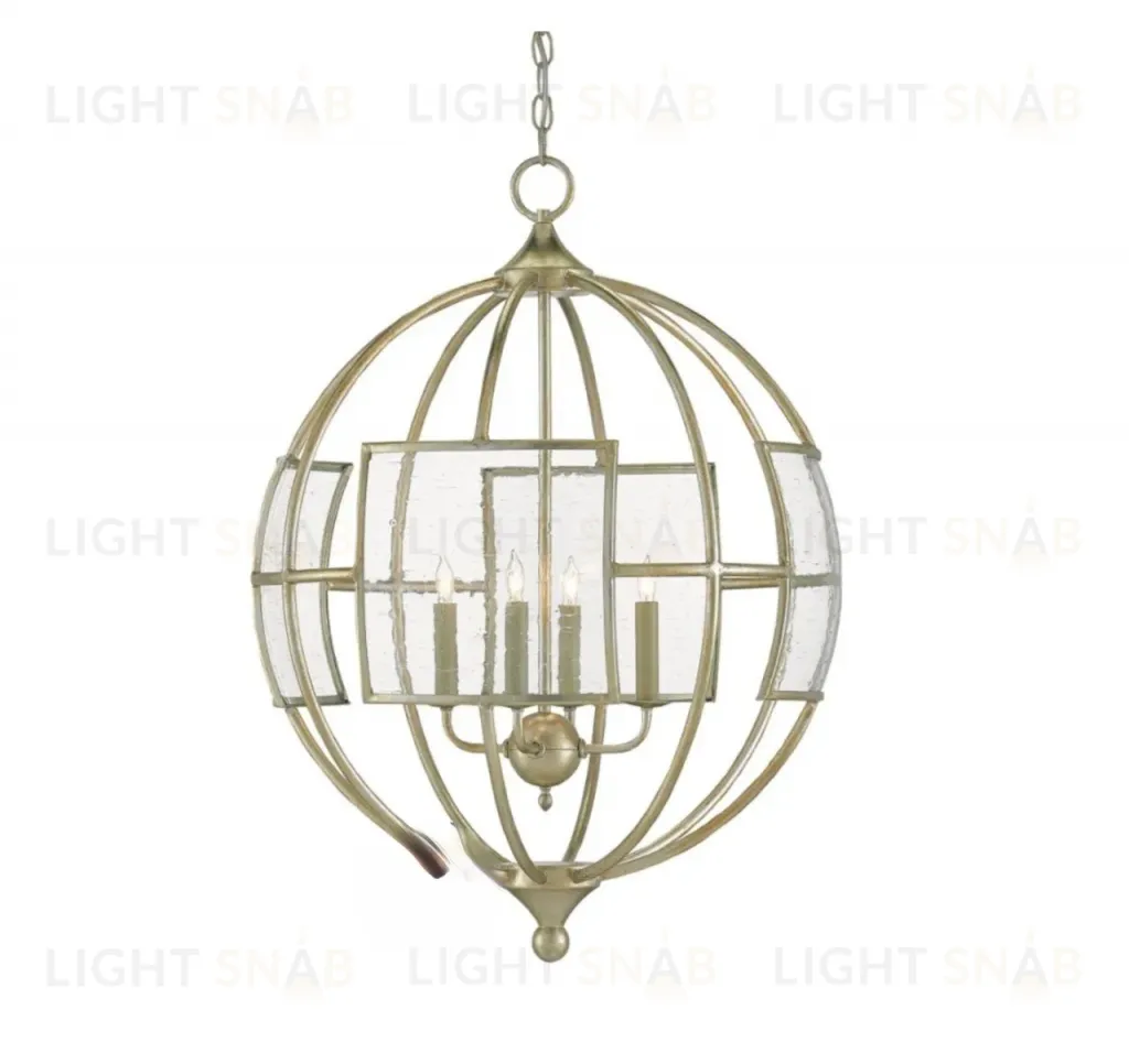 Люстра BROXTON SILVER ORB by Currey & Company OPD796