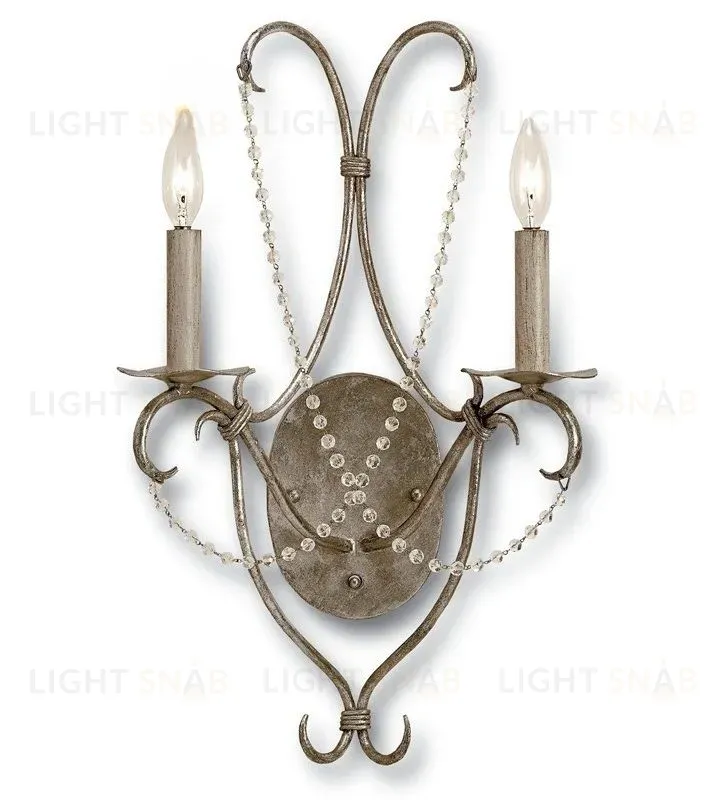 Настенный светильник (Бра) CRYSTAL LIGHTS by Currey & Company OW197