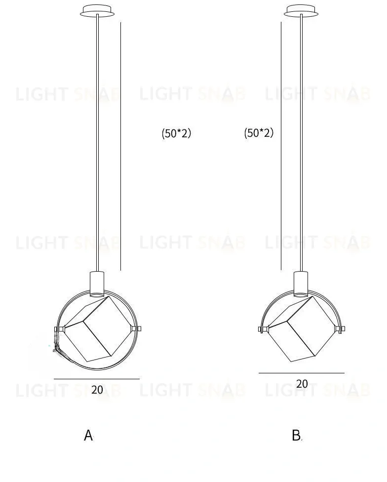 Подвесной светильник Bosho PD423