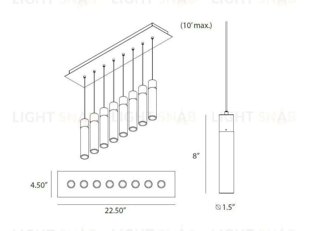 Подвесной светильник Archilume P8 G350