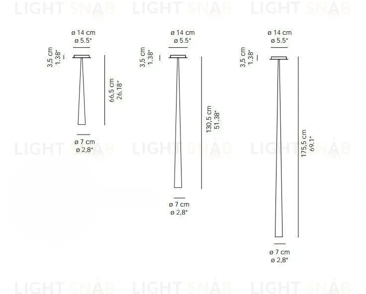 Современый светильник Ladiru SS-498