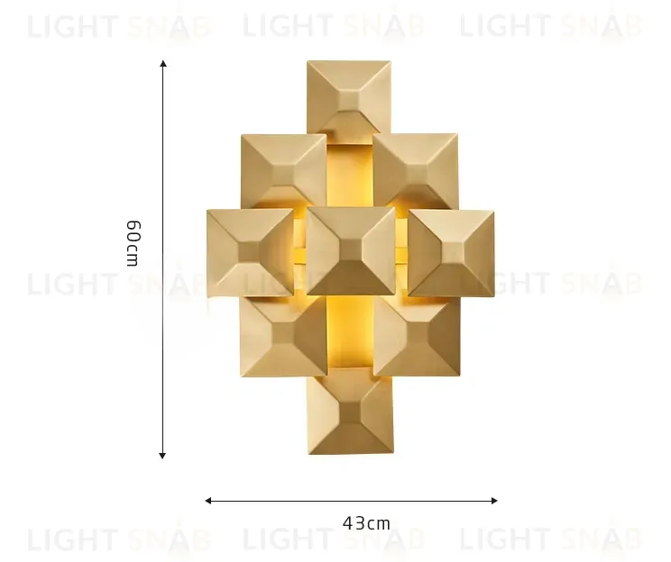 Дизайнерский настенный светильник (Бра) PUZZLE HOUSE W5399
