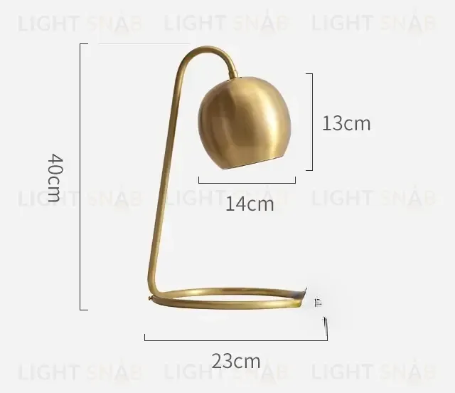 Дизайнерская настольная лампа SCOOP N262