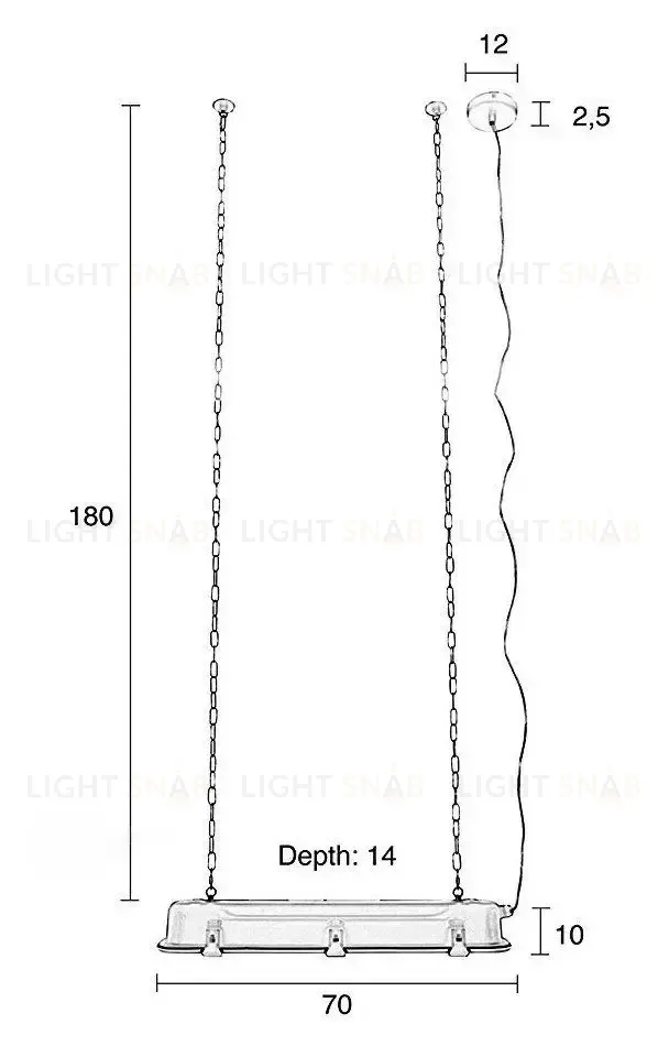 Подвесной светильник Marlen GL-3300