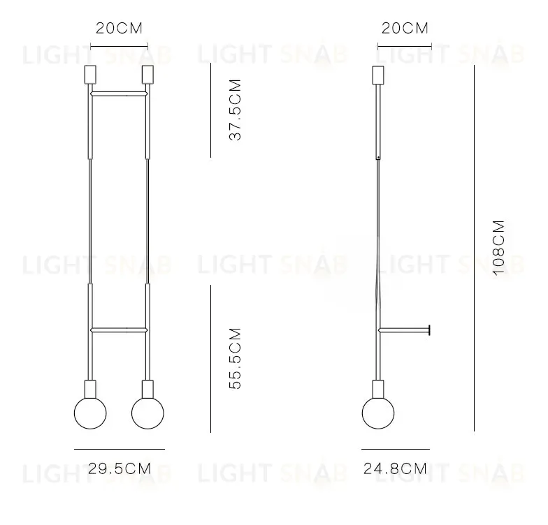 Настенный светильник (Бра) BIG KICK W1733