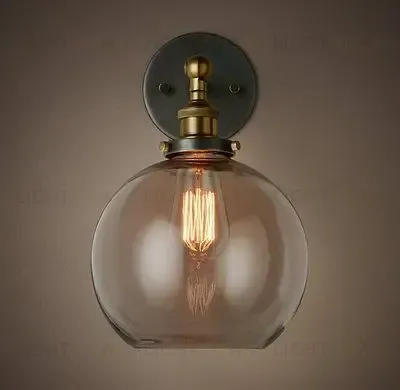 Настенный светильник (Бра) Glass Wide Cloche 1460