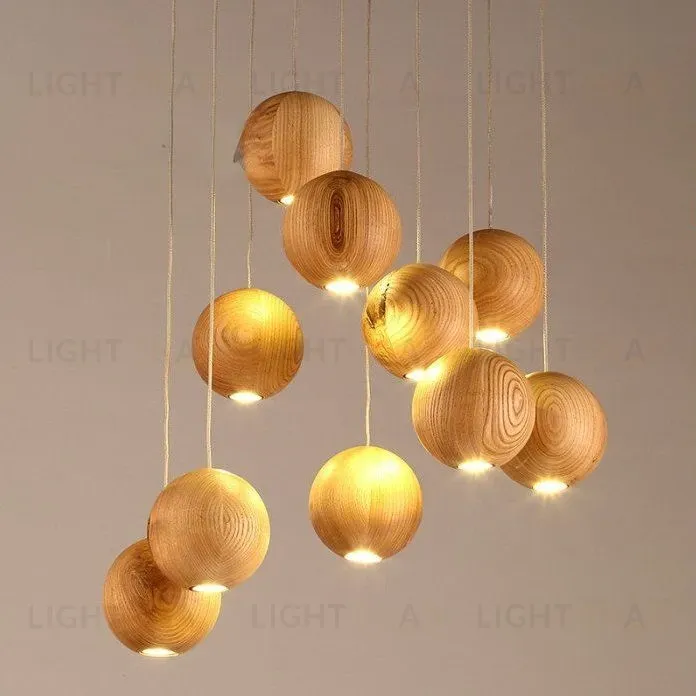 Подвесной светильник Lofter Wooden Sphere PD1376