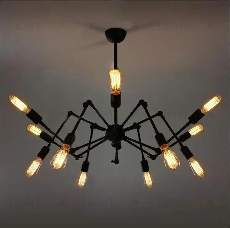 Люстра Loft Industrial Spider PD1166