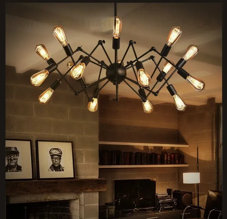 Люстра Loft Industrial Spider PD1166