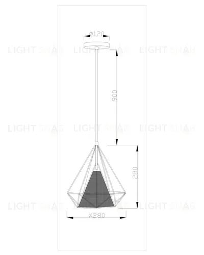 Подвесной светильник Moderli V1630-1P Lia 1*E27*60W УТ000017107